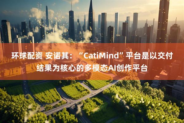 环球配资 安诺其：“CatiMind”平台是以交付结果为核心的多模态AI创作平台