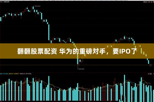 翻翻股票配资 华为的重磅对手，要IPO了